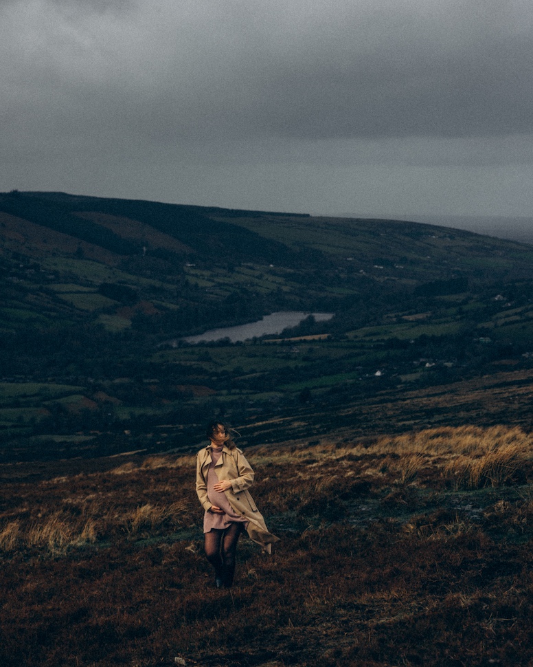 Zoya & Alex — Wicklow mountain road maternity, Wicklow Mountains