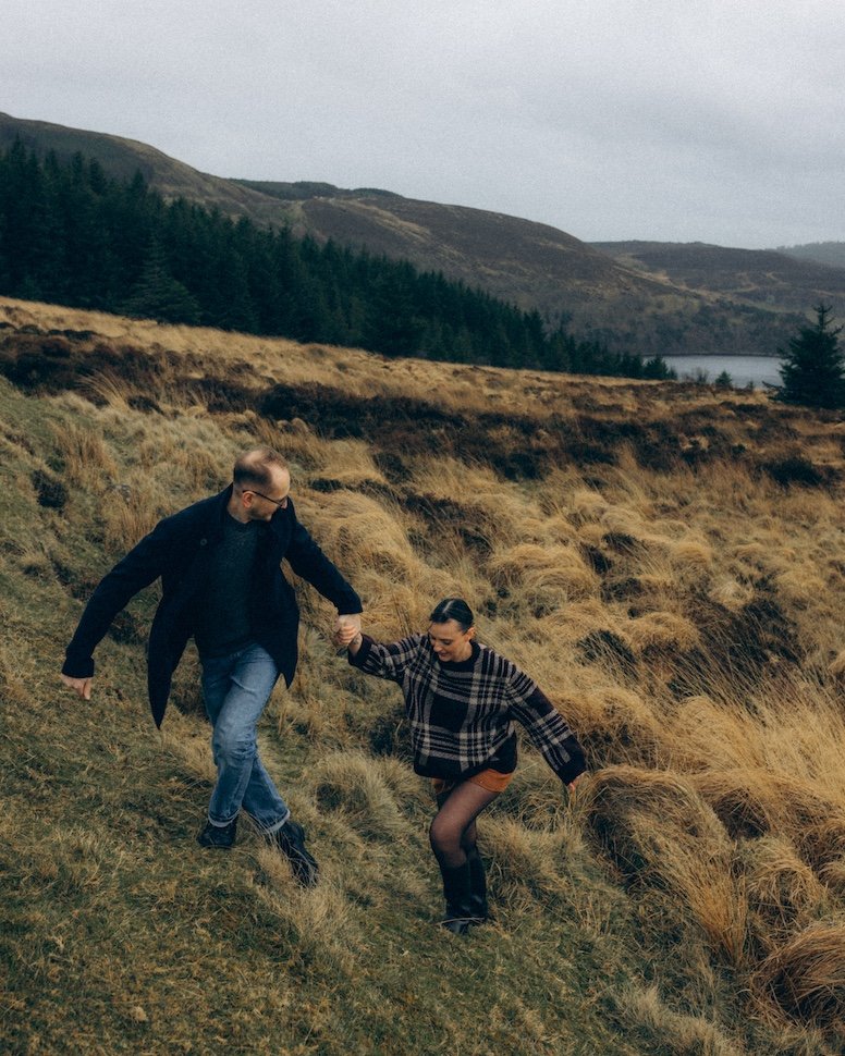 Zoya & Alex — Wicklow wilderness expecting couple, Wicklow Mountains