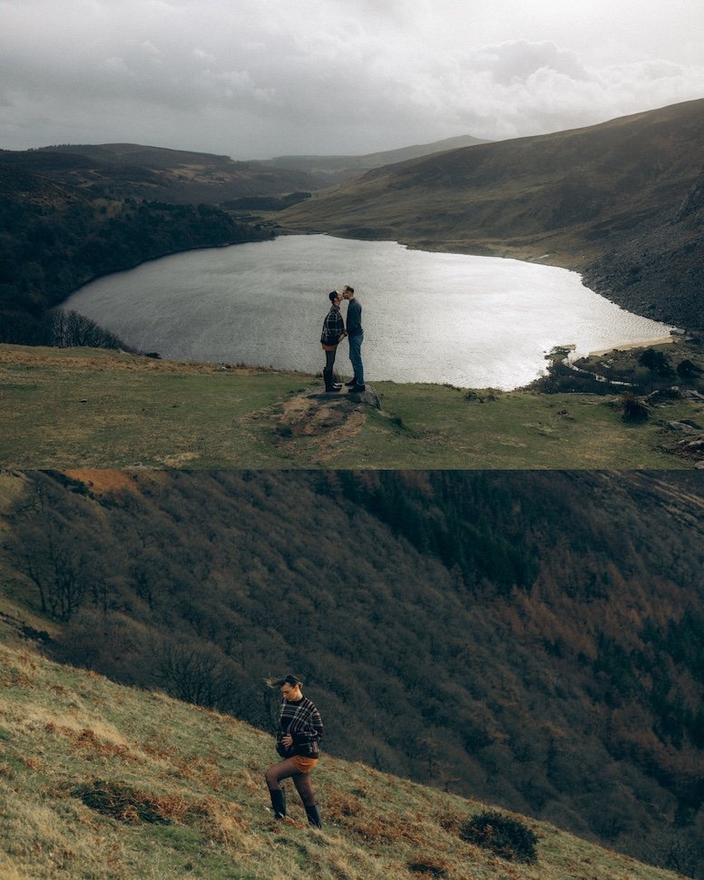 Zoya & Alex — mountain maternity photography, Wicklow Mountains