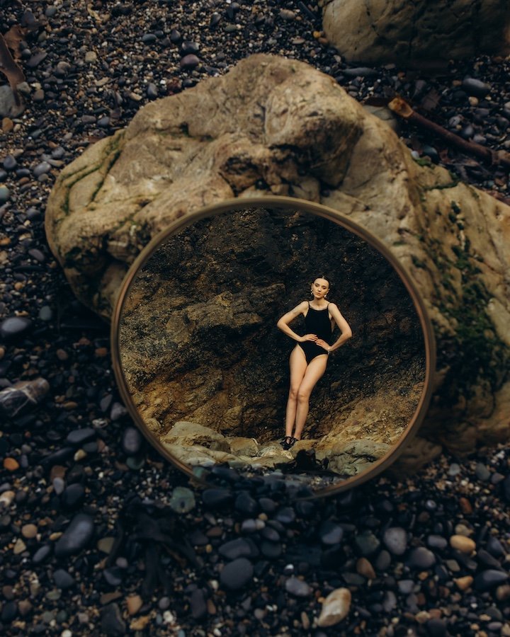 Zoya — portrait on Howth Cliff Walk, Dublin