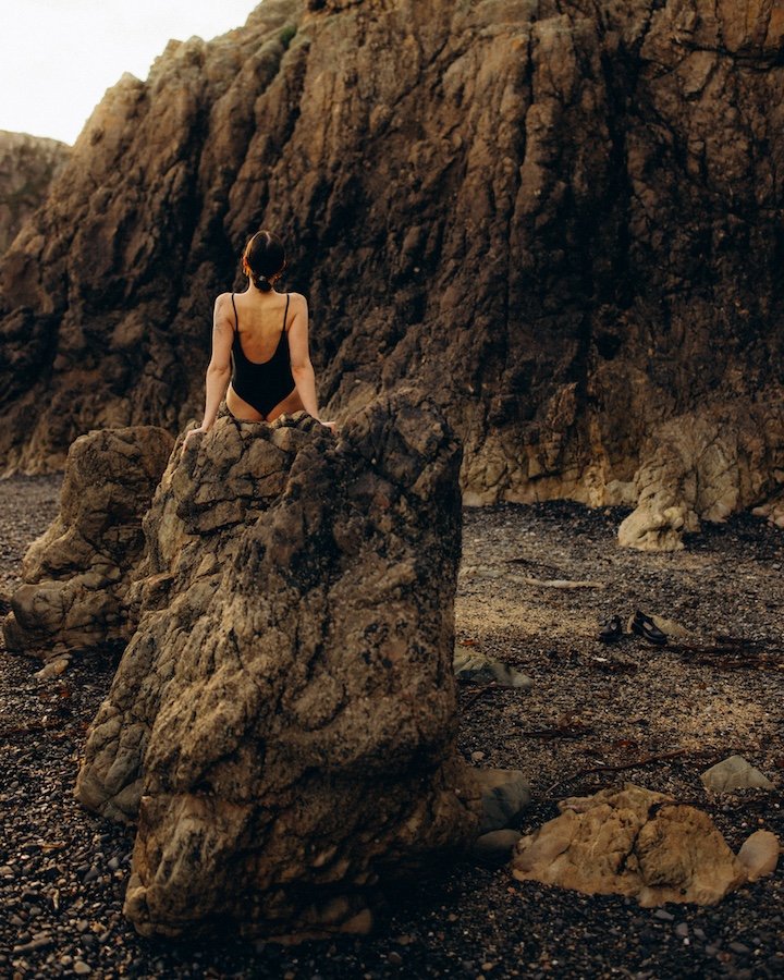Zoya — natural light portrait, Howth Cliff Walk