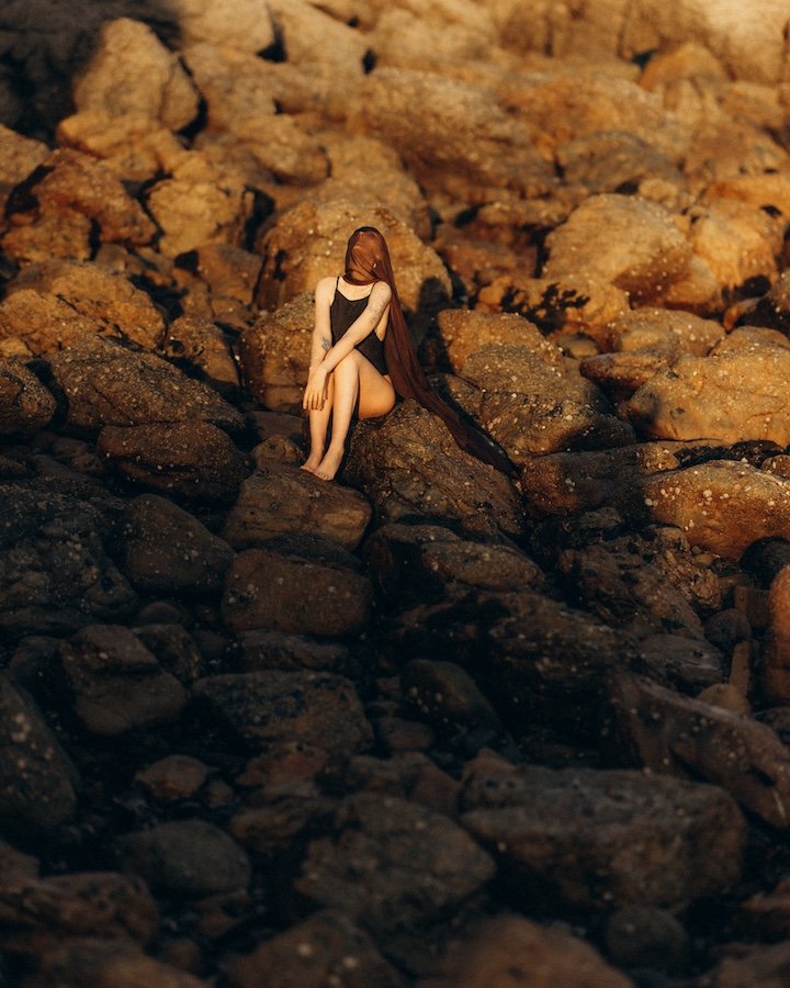 Zoya — portrait, Howth Cliff Walk