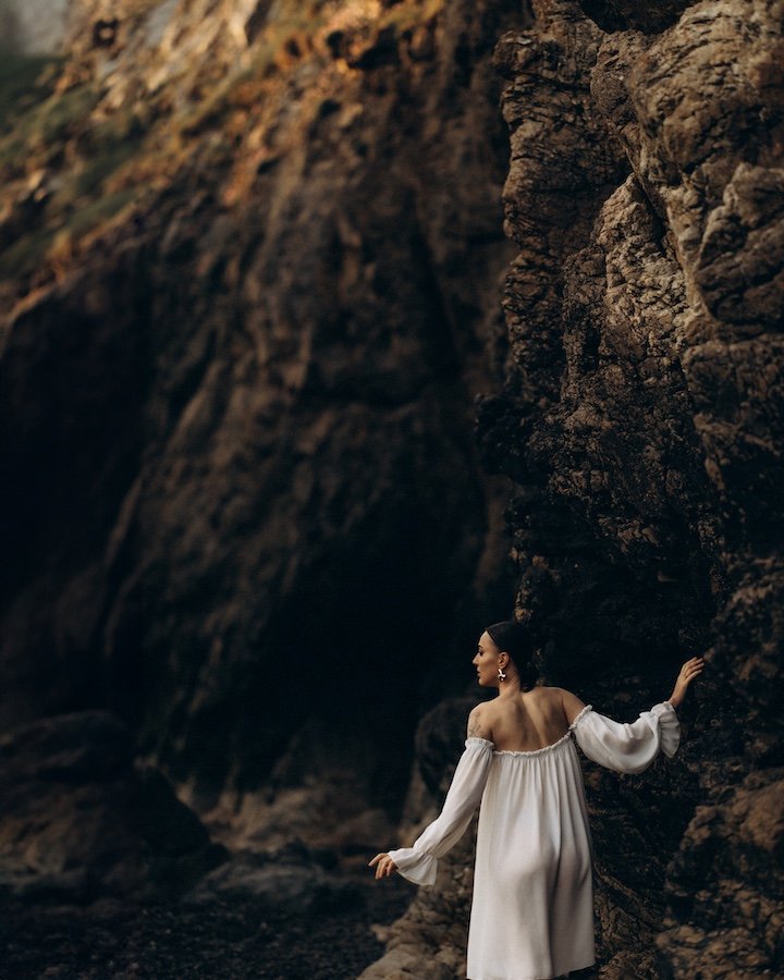Zoya — natural light portrait, Howth Cliff Walk
