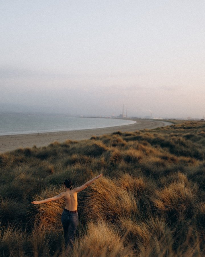 Zoya — portrait, Howth Cliff Walk, Dublin
